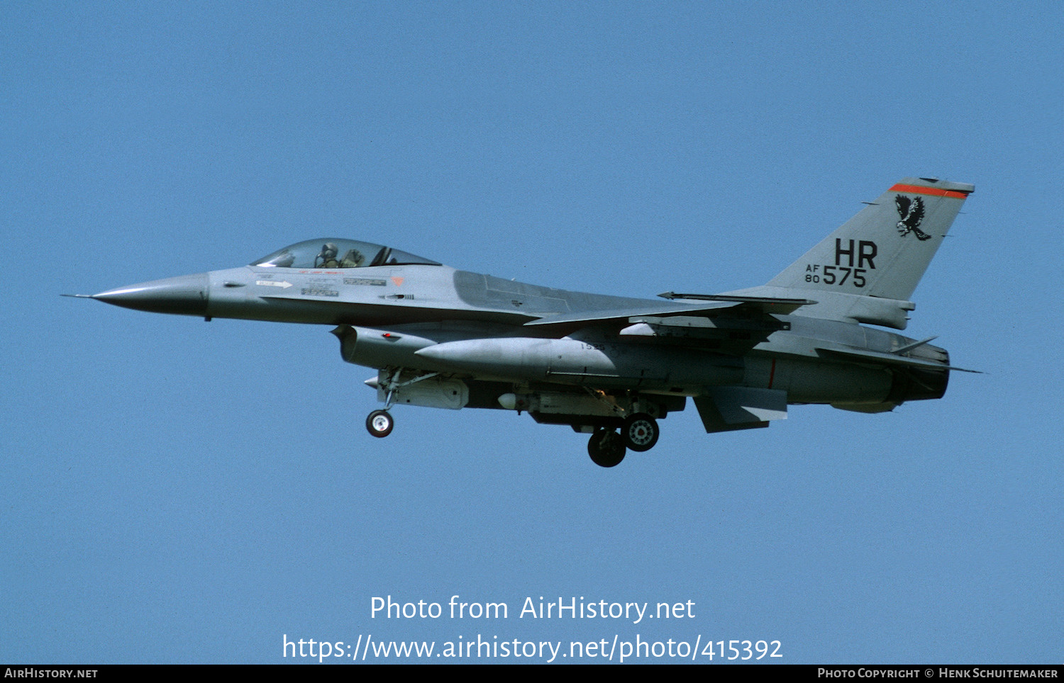 Aircraft Photo of 80-0575 / AF80-575 | General Dynamics F-16A Fighting Falcon | USA - Air Force | AirHistory.net #415392