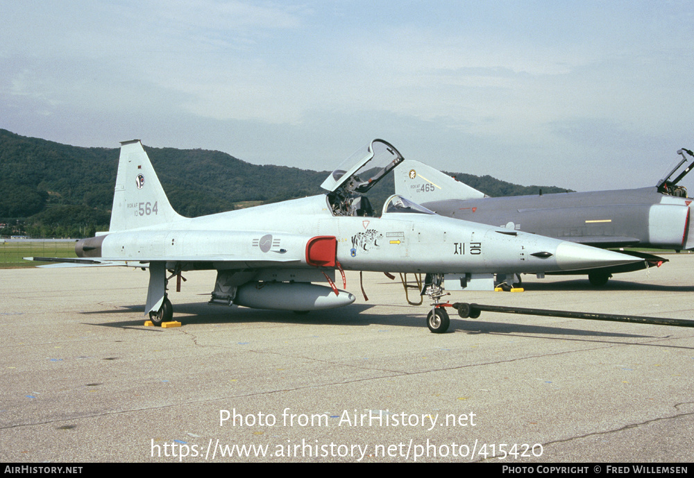 Aircraft Photo of 10-564 | Northrop KF-5E Jegongho | South Korea - Air Force | AirHistory.net #415420