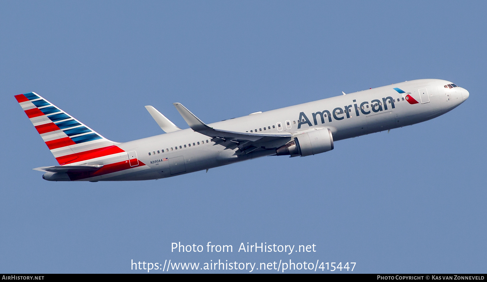 Aircraft Photo of N390AA | Boeing 767-323/ER | American Airlines | AirHistory.net #415447