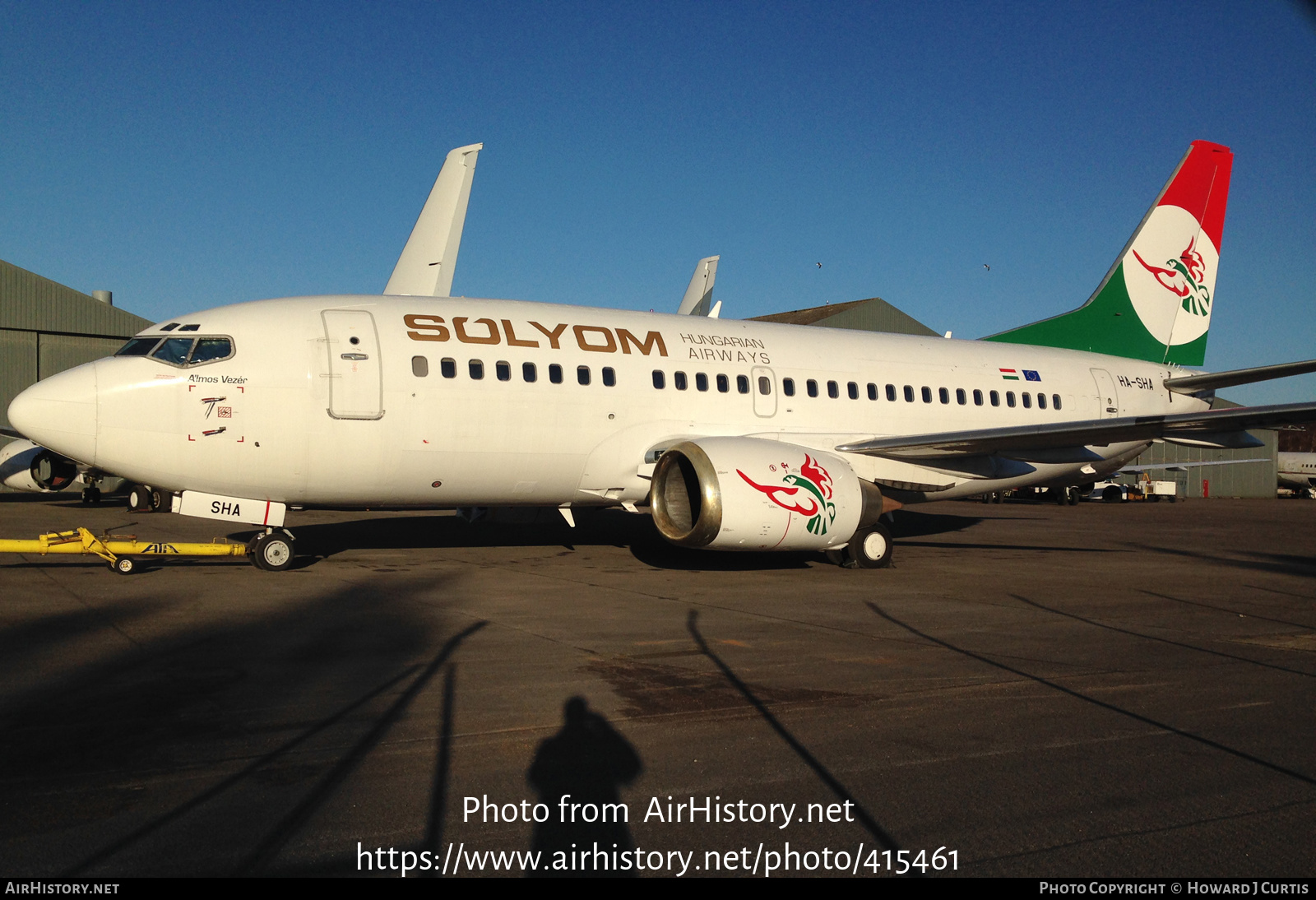 Aircraft Photo of HA-SHA | Boeing 737-505 | Sólyom Hungarian Airways | AirHistory.net #415461