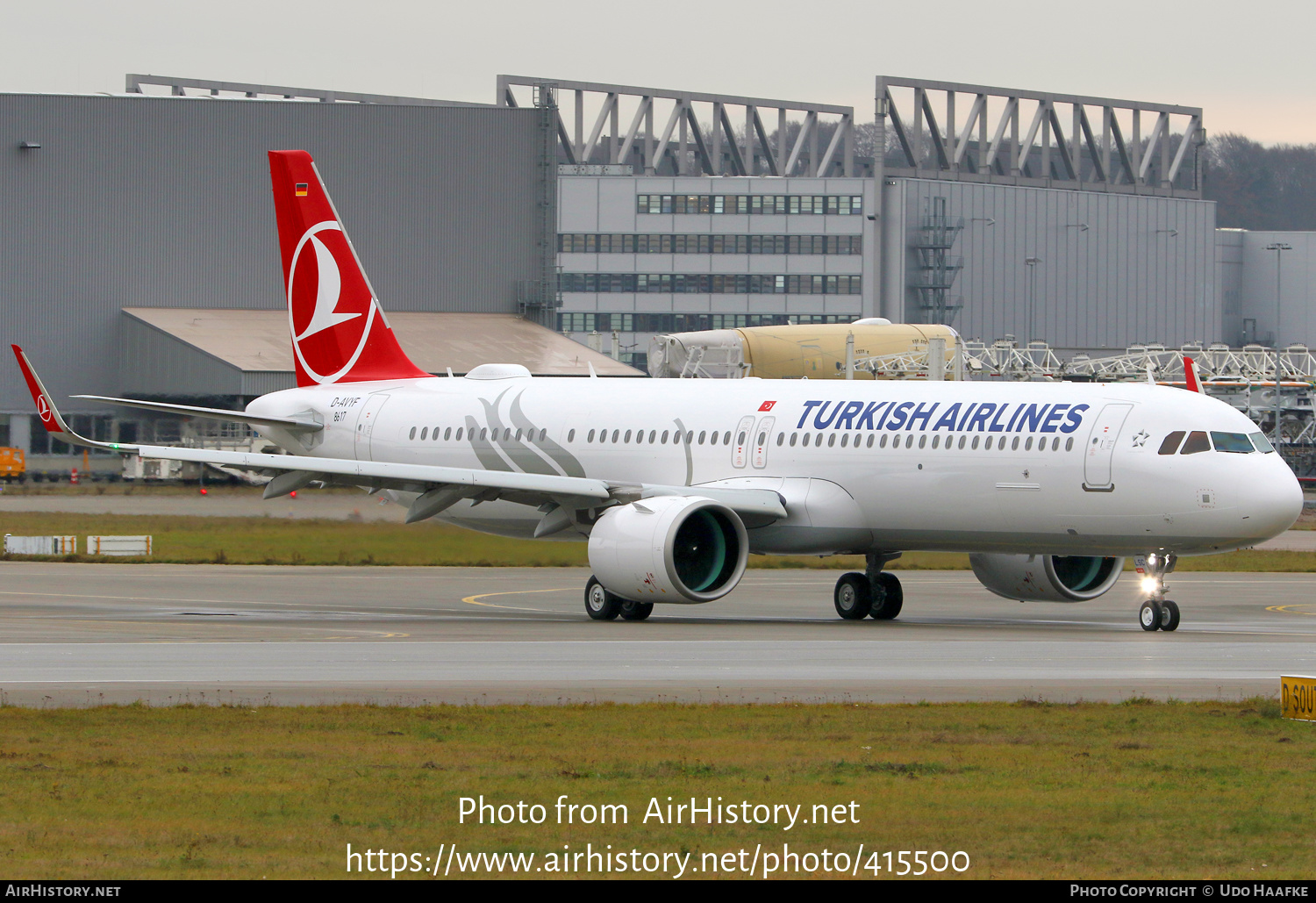 Aircraft Photo of D-AVYF | Airbus A321-271NX | Turkish Airlines | AirHistory.net #415500