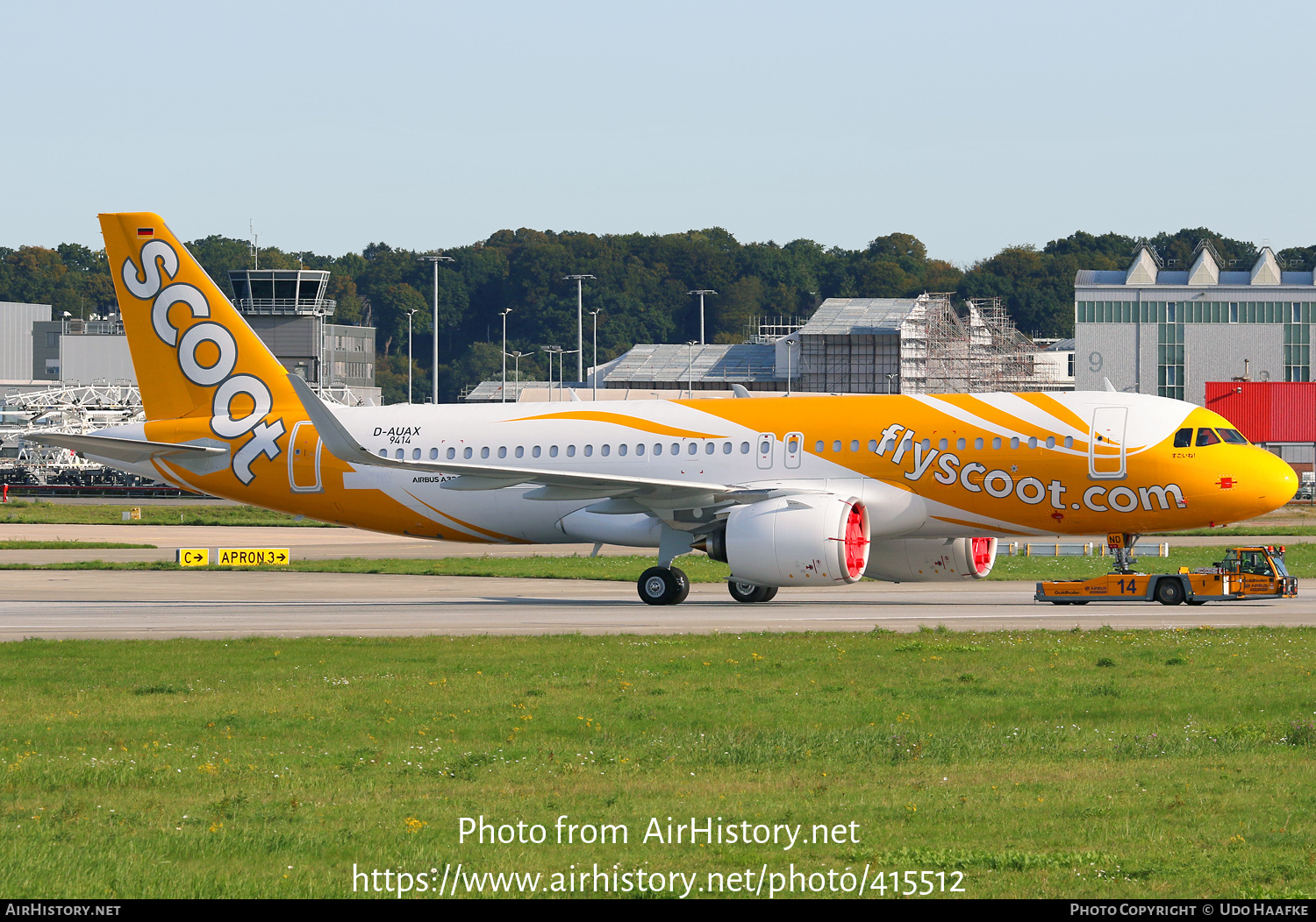 Aircraft Photo of D-AUAX / 9V-TND | Airbus A320-271N | Scoot | AirHistory.net #415512