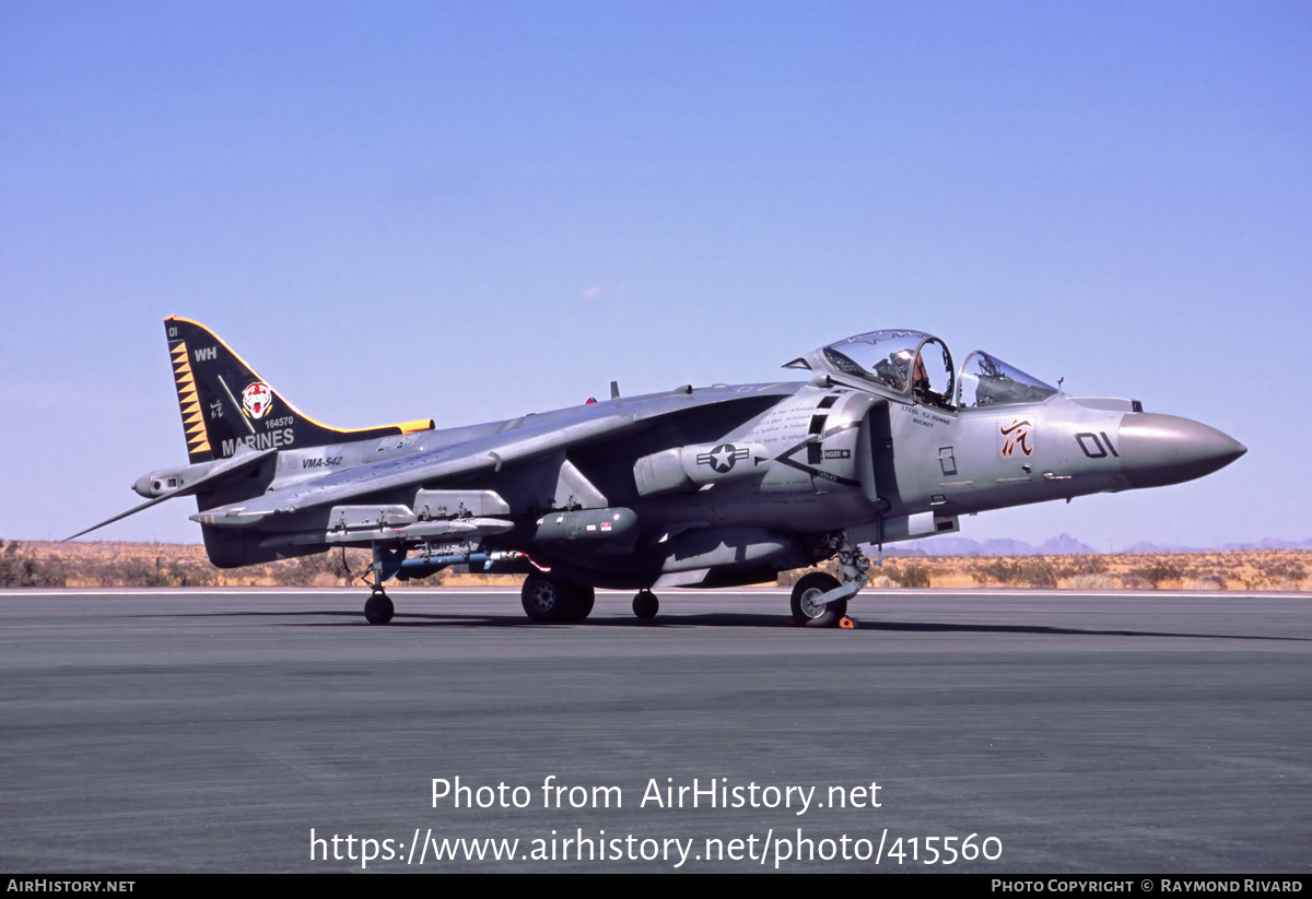 Aircraft Photo of 164570 | McDonnell Douglas AV-8B Harrier II | USA - Marines | AirHistory.net #415560