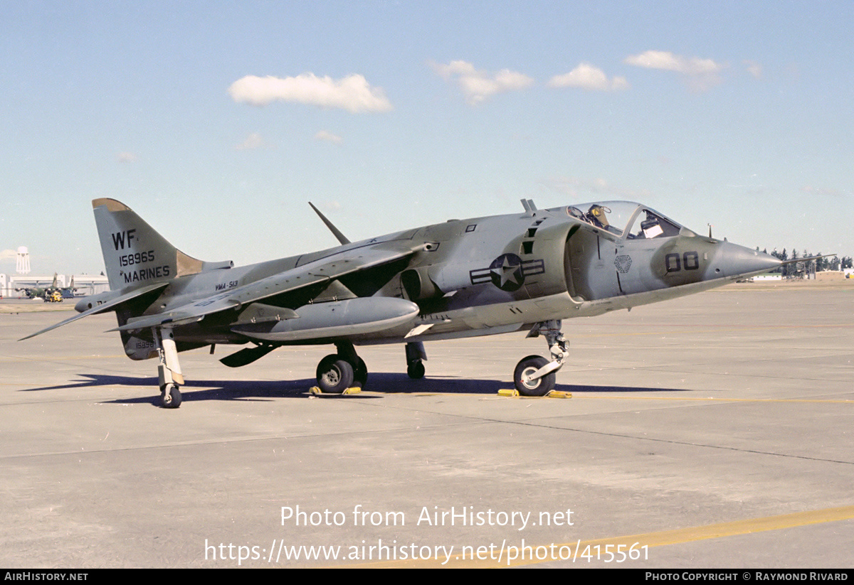 Aircraft Photo of 158965 | Hawker Siddeley AV-8A Harrier | USA - Marines | AirHistory.net #415561