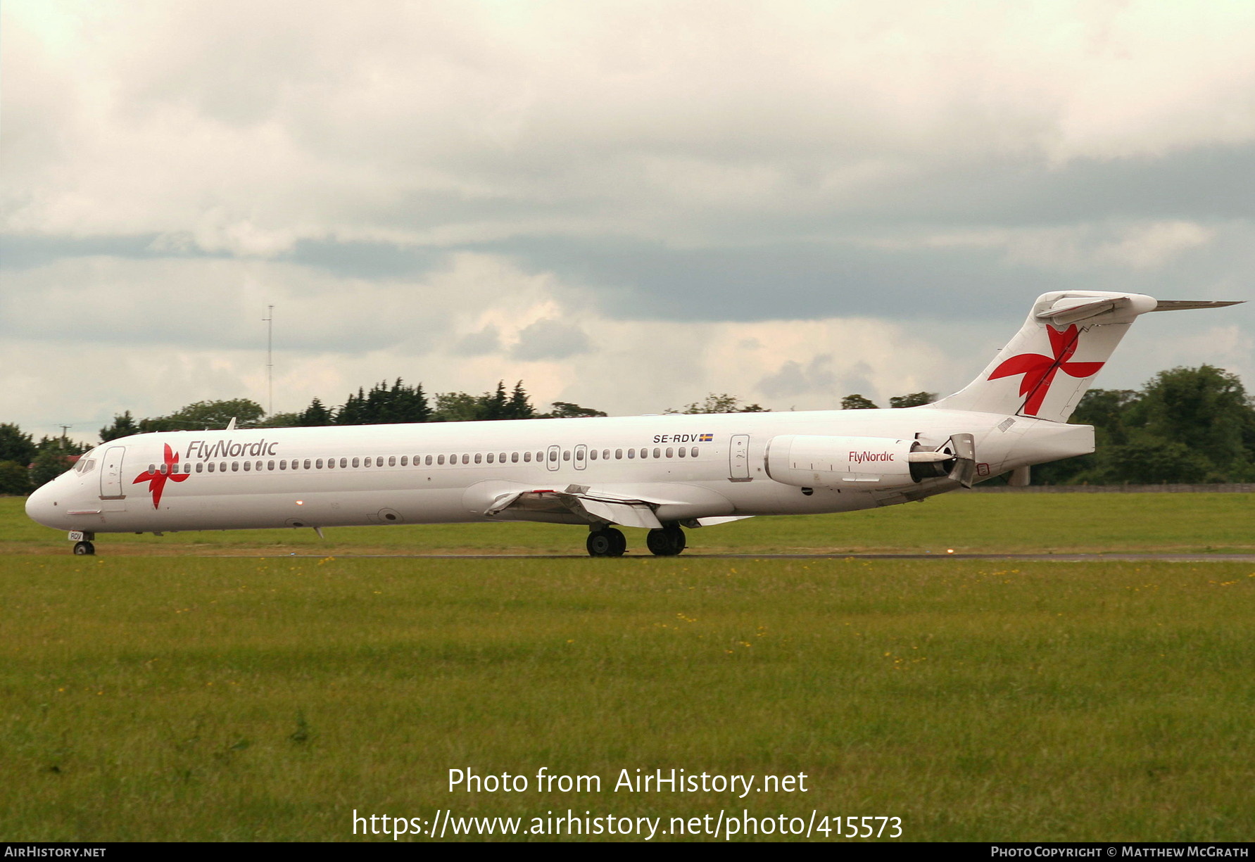 Aircraft Photo of SE-RDV | McDonnell Douglas MD-83 (DC-9-83) | FlyNordic | AirHistory.net #415573