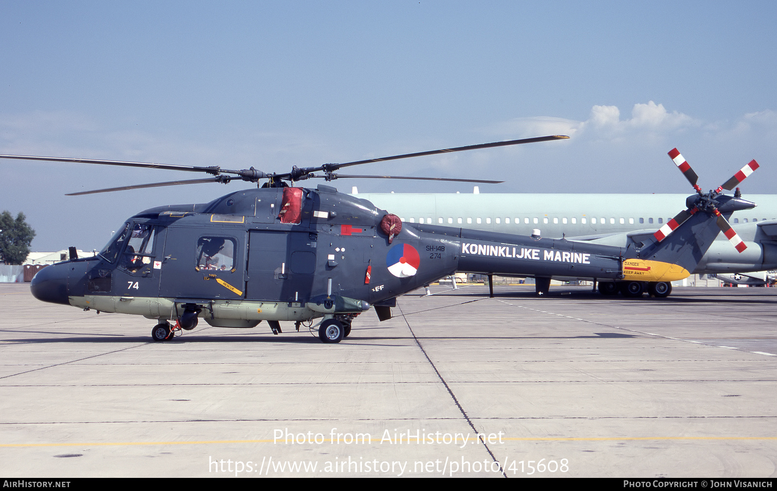 Aircraft Photo of 274 | Westland SH-14B Lynx Mk27 (WG-13) | Netherlands - Navy | AirHistory.net #415608