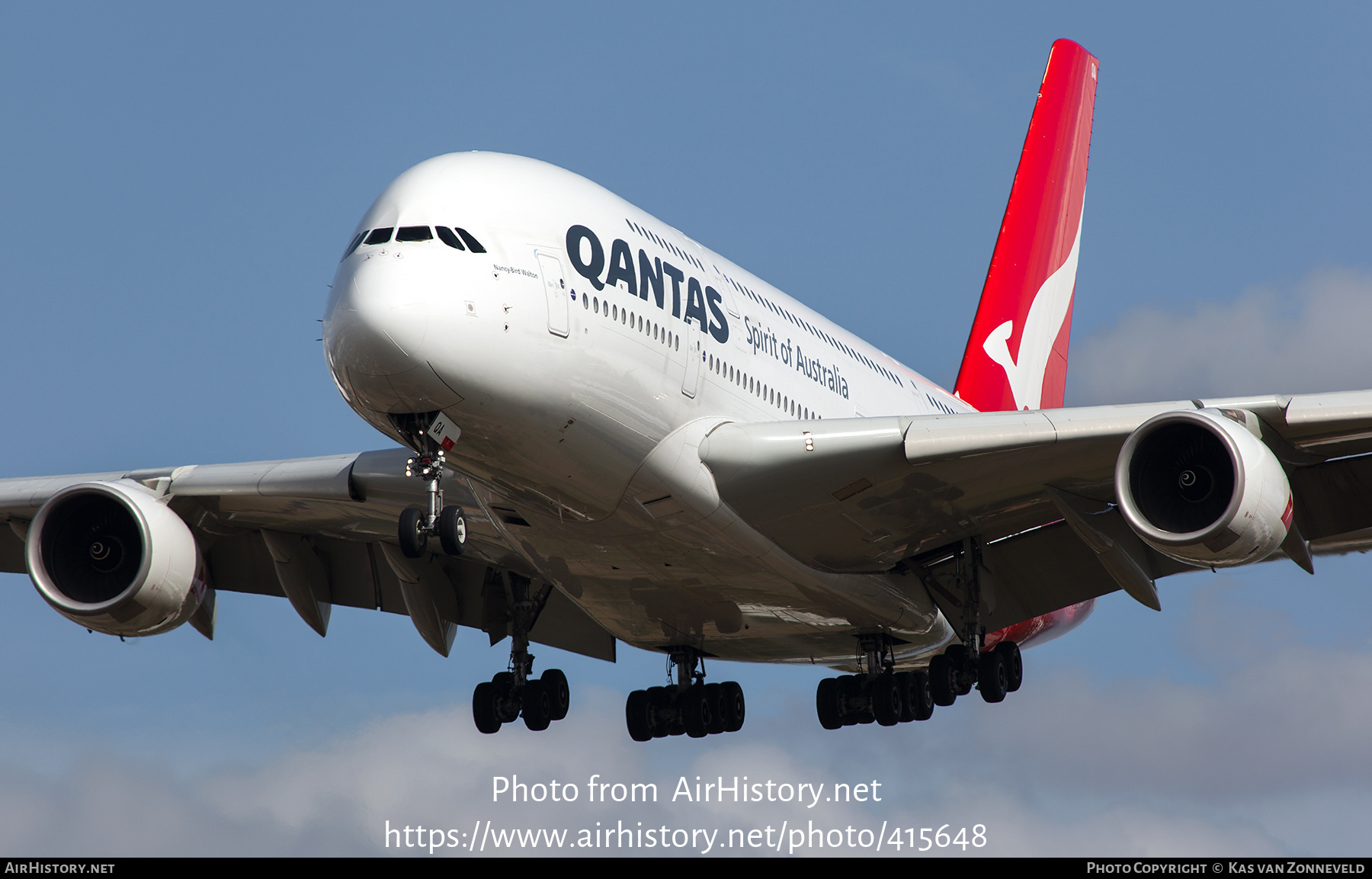 Aircraft Photo of VH-OQA | Airbus A380-842 | Qantas | AirHistory.net #415648