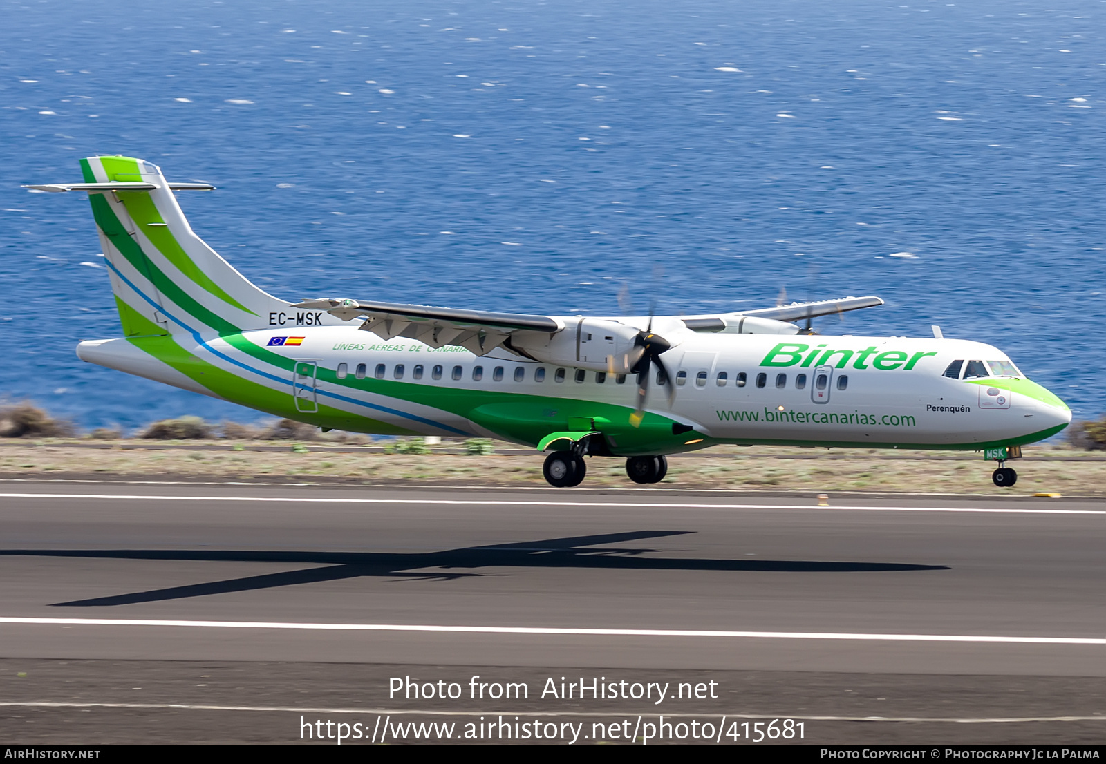 Aircraft Photo of EC-MSK | ATR ATR-72-600 (ATR-72-212A) | Binter Canarias | AirHistory.net #415681