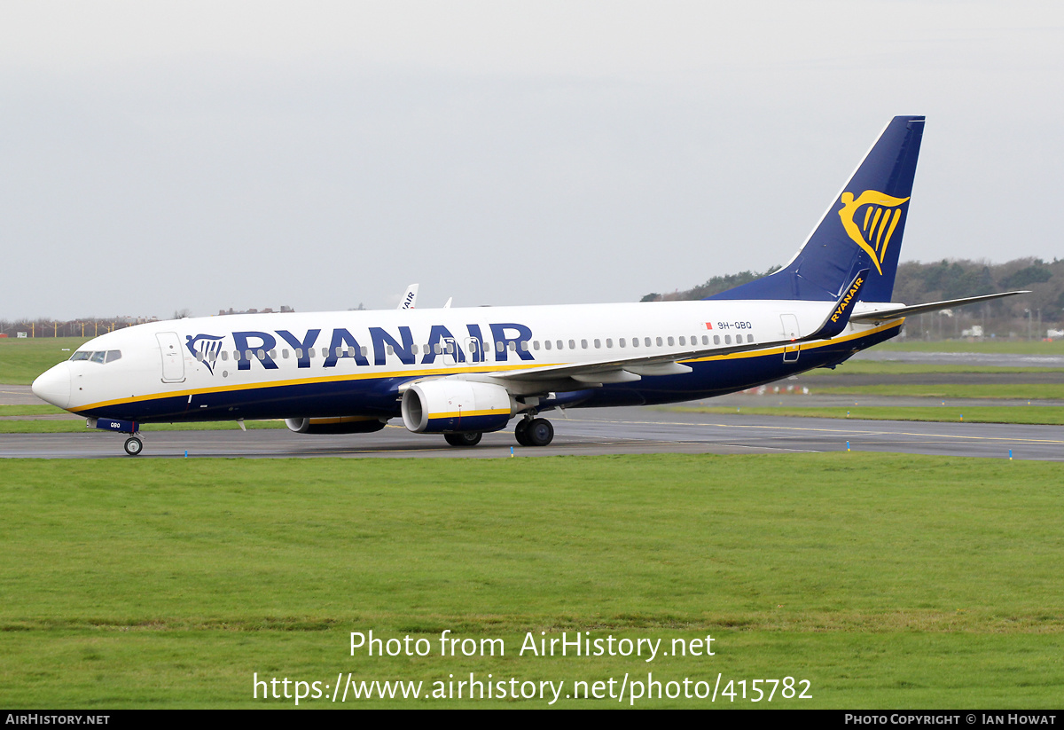 Aircraft Photo of 9H-QBQ | Boeing 737-8AS | Ryanair | AirHistory.net #415782