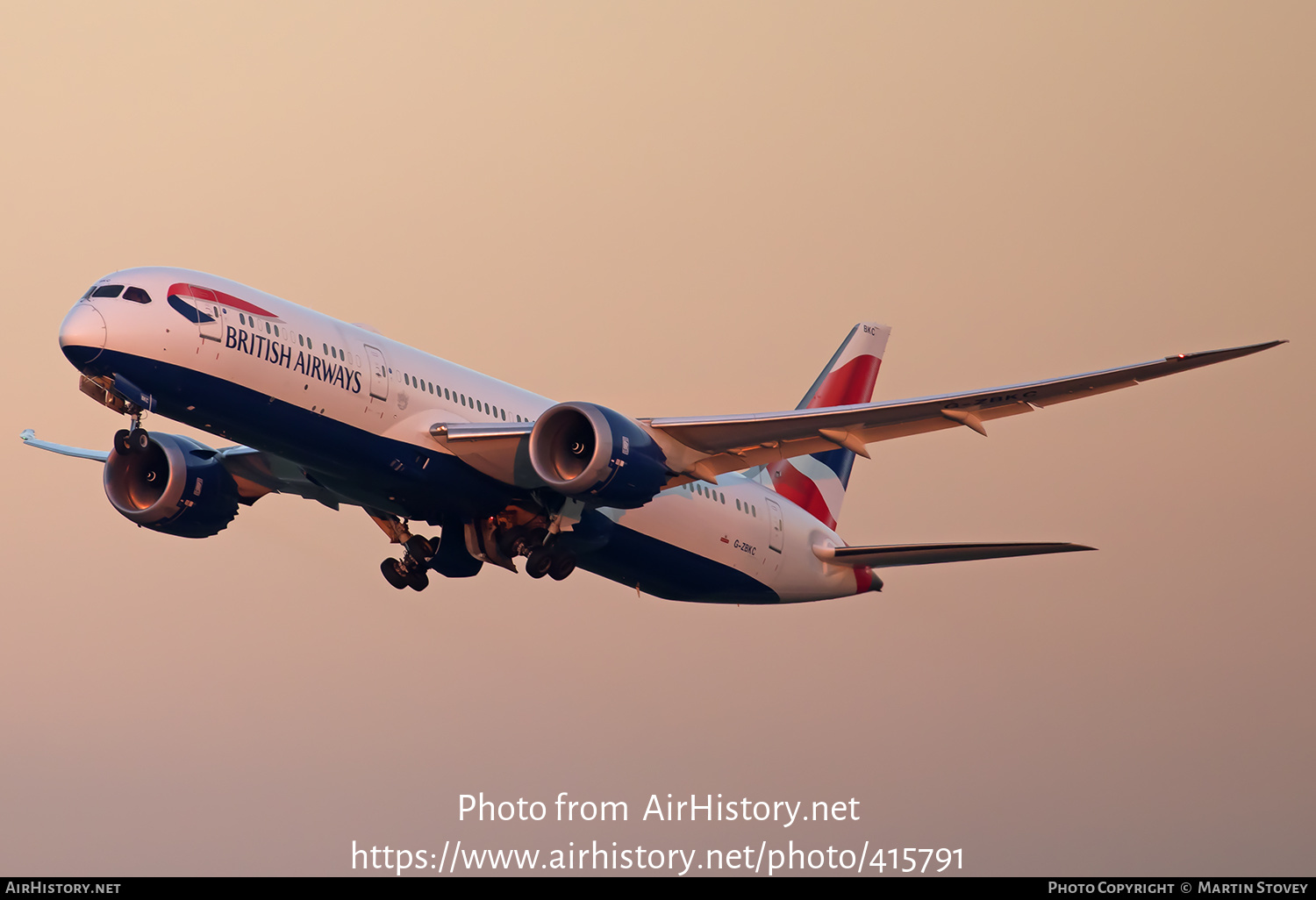 Aircraft Photo of G-ZBKC | Boeing 787-9 Dreamliner | British Airways | AirHistory.net #415791