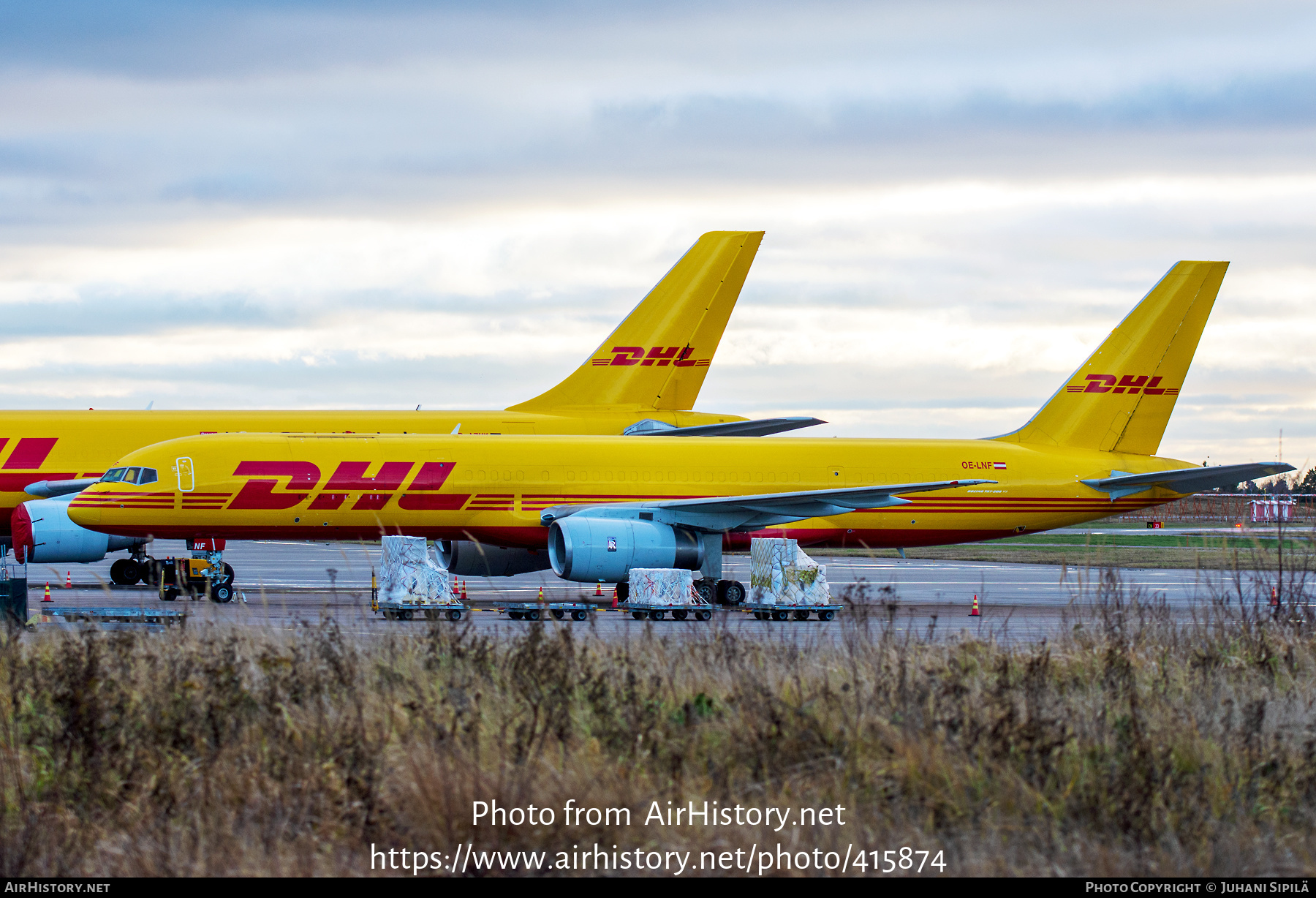 Aircraft Photo of OE-LNF | Boeing 757-236(PCF) | DHL International | AirHistory.net #415874