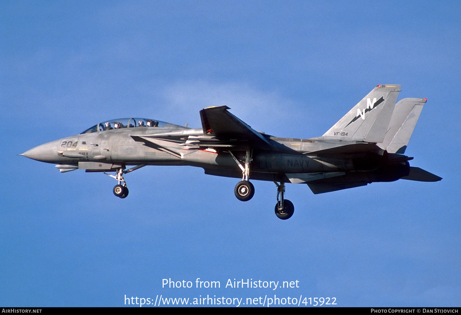 Aircraft Photo of 159000 | Grumman F-14A Tomcat | USA - Navy | AirHistory.net #415922