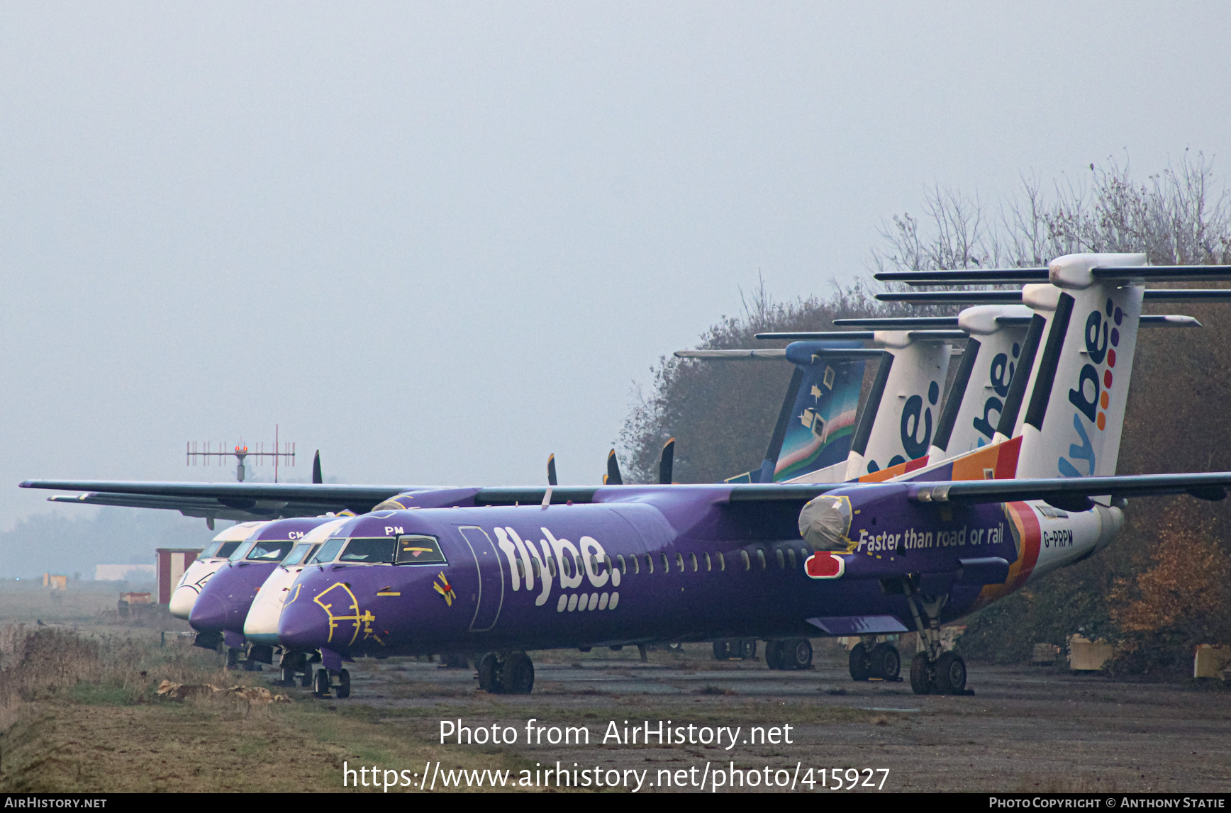 Aircraft Photo of G-PRPM | Bombardier DHC-8-402 Dash 8 | Flybe | AirHistory.net #415927