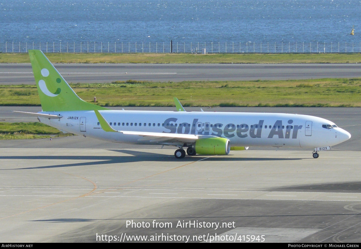 Aircraft Photo of JA812X | Boeing 737-86N | Solaseed Air | AirHistory.net #415945