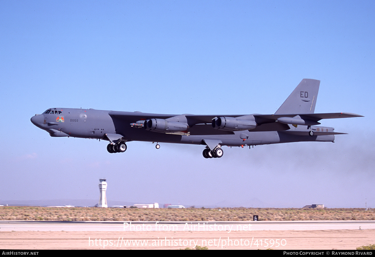 Aircraft Photo of 60-0050 / AF60-050 | Boeing B-52H Stratofortress | USA - Air Force | AirHistory.net #415950