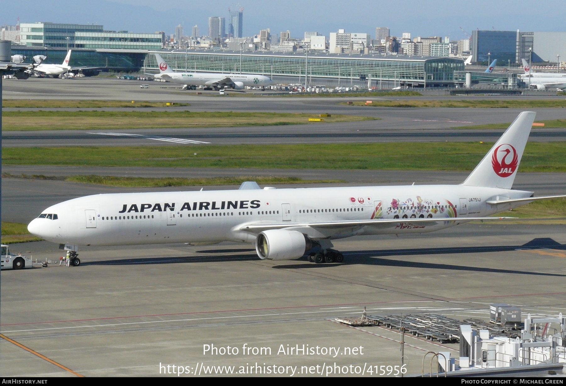 Aircraft Photo of JA751J | Boeing 777-346 | Japan Airlines - JAL | AirHistory.net #415956