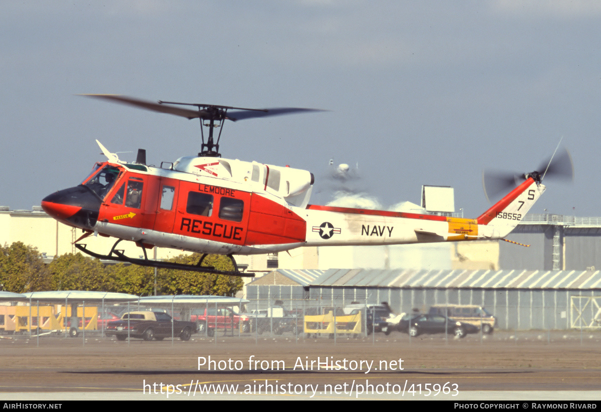 Aircraft Photo of 158552 | Bell HH-1N Iroquois | USA - Navy | AirHistory.net #415963