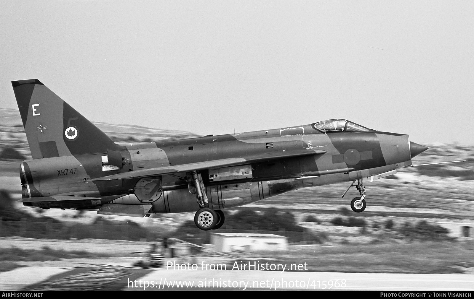 Aircraft Photo of XR747 | English Electric Lightning F6 | UK - Air Force | AirHistory.net #415968