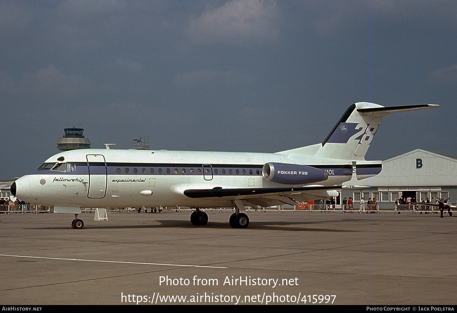 Aircraft Photo of PH-MOL | Fokker F28-1000 Fellowship | Fokker | AirHistory.net #415997