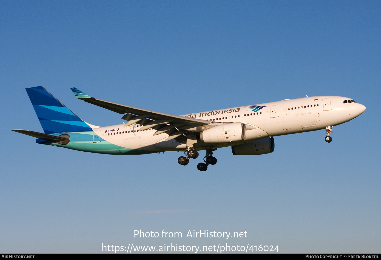 Aircraft Photo of PK-GPJ | Airbus A330-243 | Garuda Indonesia | AirHistory.net #416024