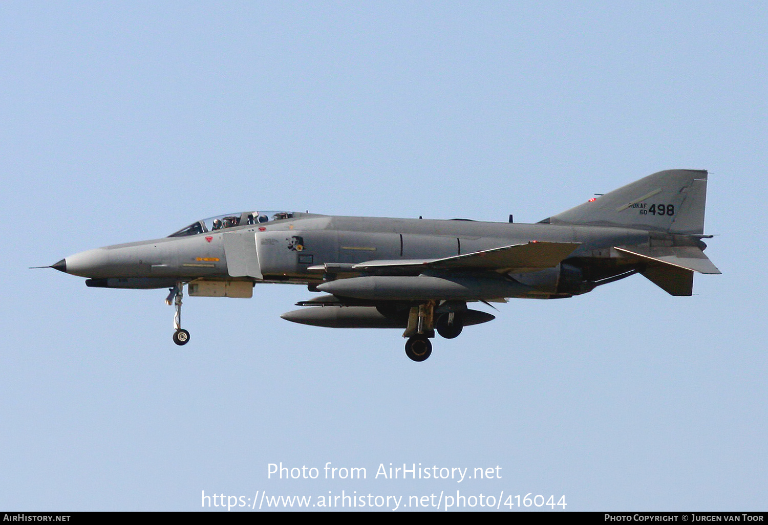 Aircraft Photo of 60-498 | McDonnell Douglas F-4E Phantom II | South Korea - Air Force | AirHistory.net #416044