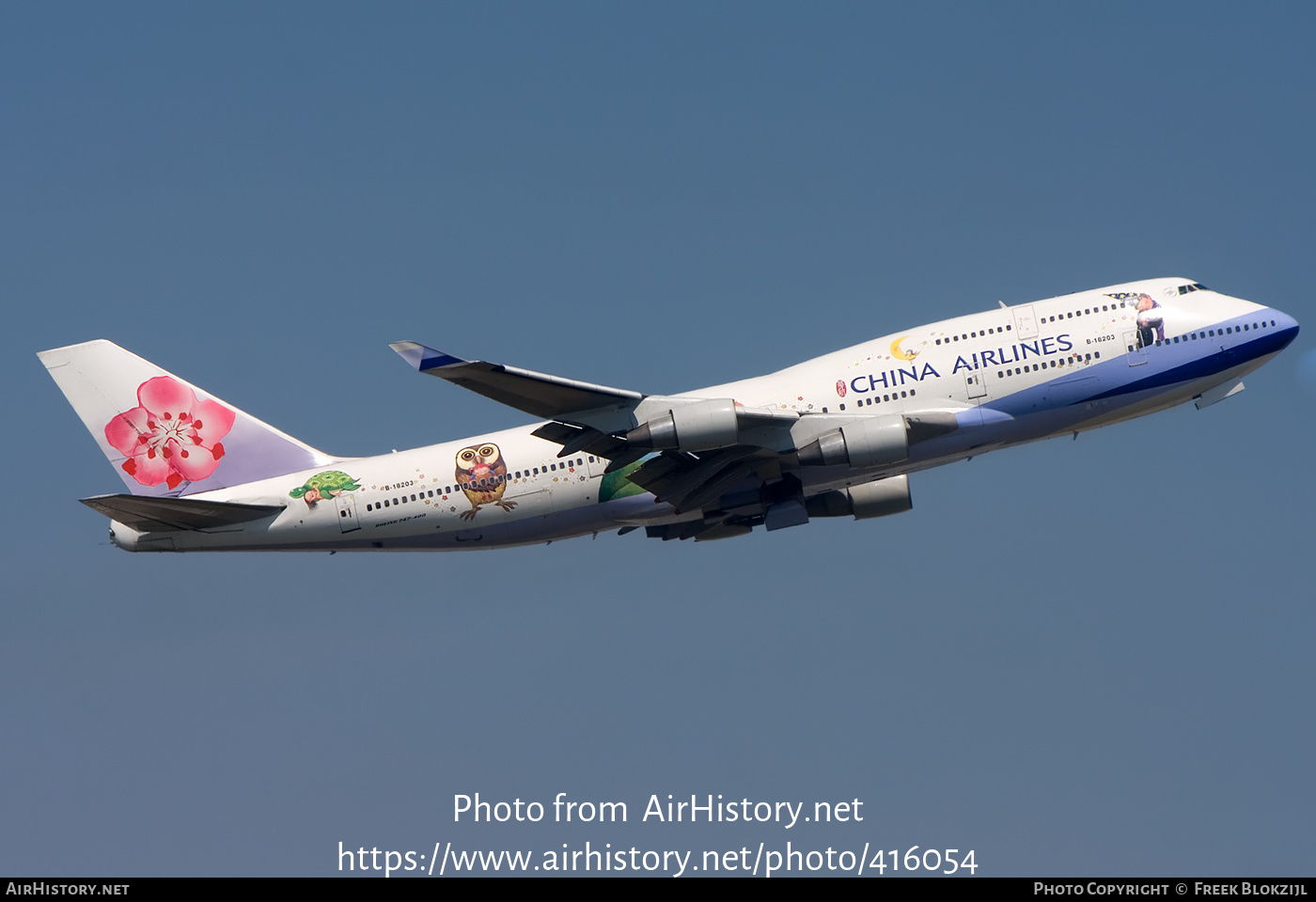 Aircraft Photo of B-18203 | Boeing 747-409 | China Airlines | AirHistory.net #416054