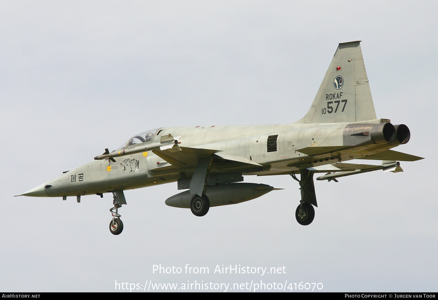 Aircraft Photo of 10-577 | Northrop KF-5E Jegongho | South Korea - Air Force | AirHistory.net #416070