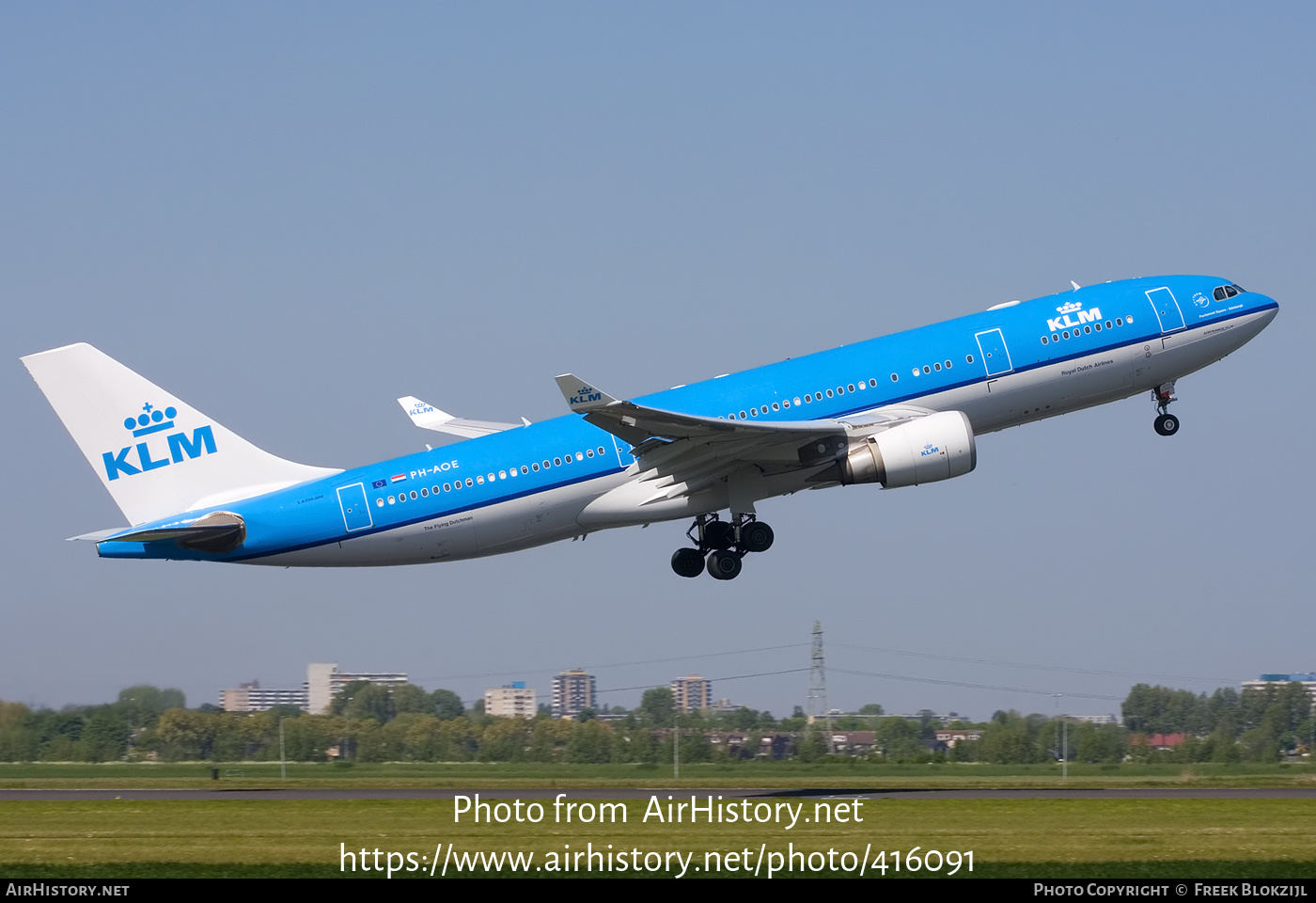 Aircraft Photo of PH-AOE | Airbus A330-203 | KLM - Royal Dutch Airlines | AirHistory.net #416091