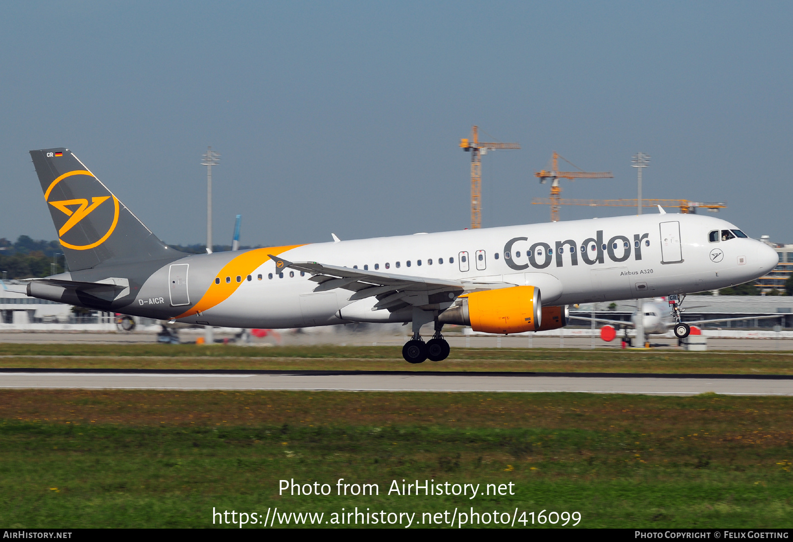 Aircraft Photo of D-AICR | Airbus A320-214 | Condor Flugdienst | AirHistory.net #416099