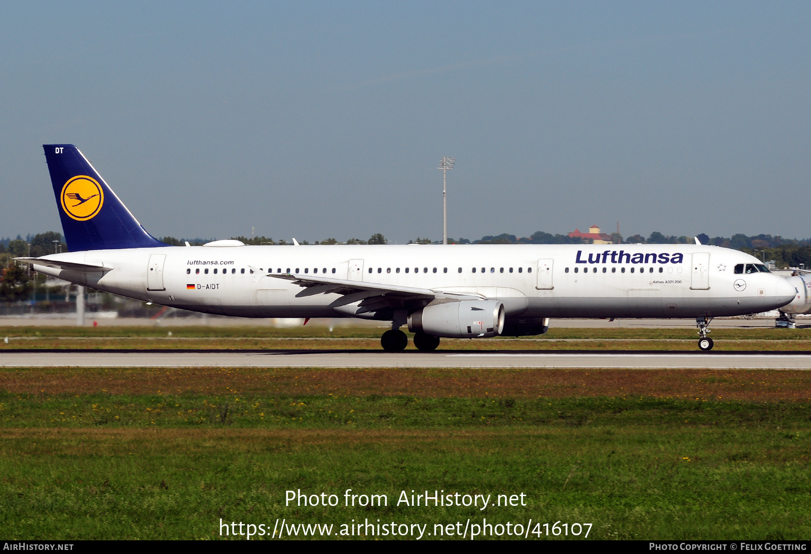 Aircraft Photo of D-AIDT | Airbus A321-231 | Lufthansa | AirHistory.net #416107