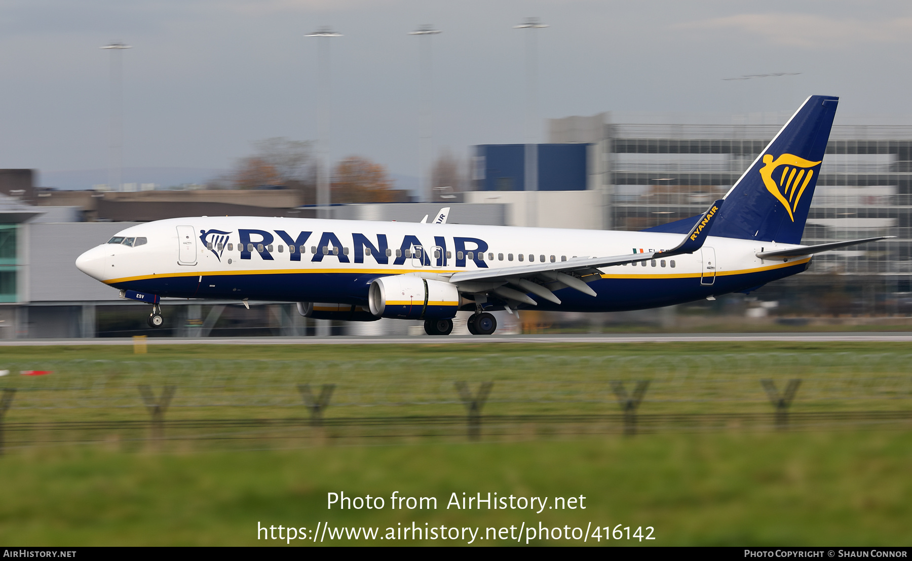 Aircraft Photo of EI-ESV | Boeing 737-8AS | Ryanair | AirHistory.net #416142