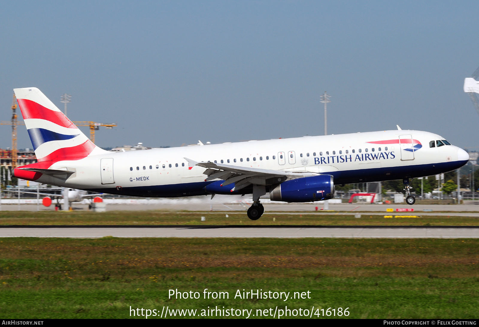 Aircraft Photo of G-MEDK | Airbus A320-232 | British Airways | AirHistory.net #416186