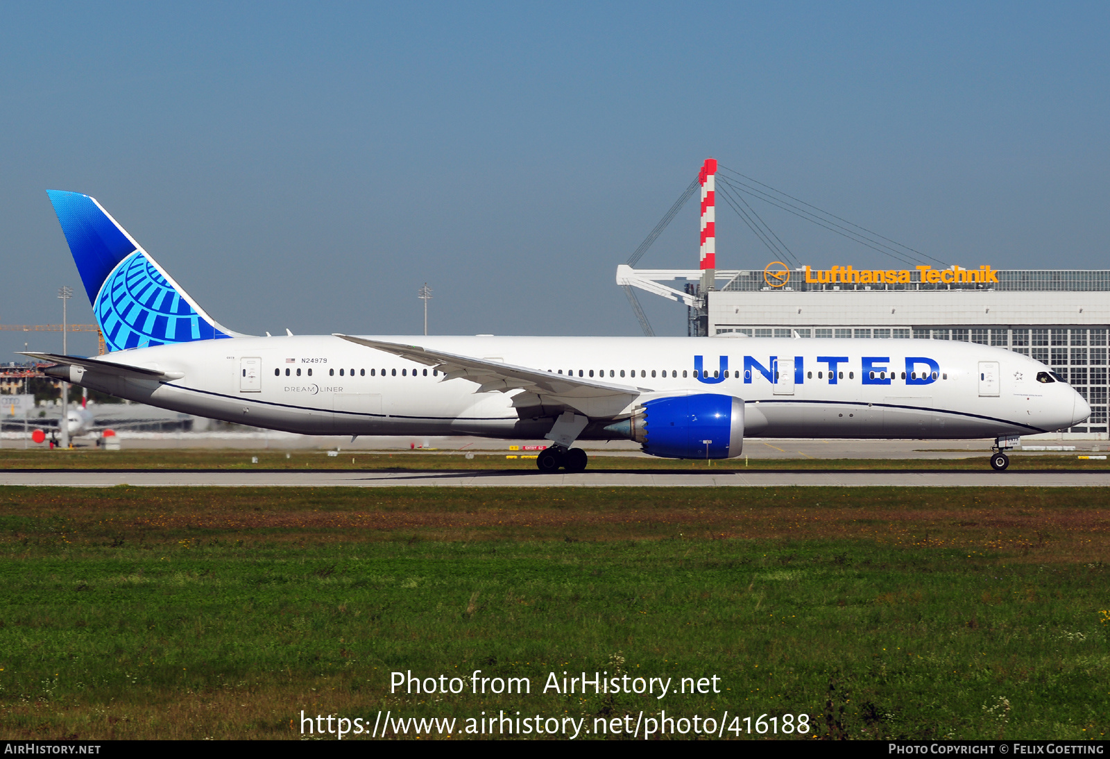 Aircraft Photo of N24979 | Boeing 787-9 Dreamliner | United Airlines | AirHistory.net #416188