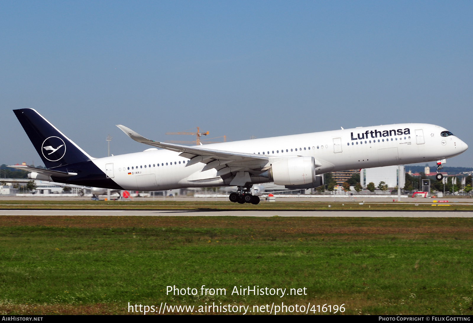 Aircraft Photo of D-AIXJ | Airbus A350-941 | Lufthansa | AirHistory.net #416196