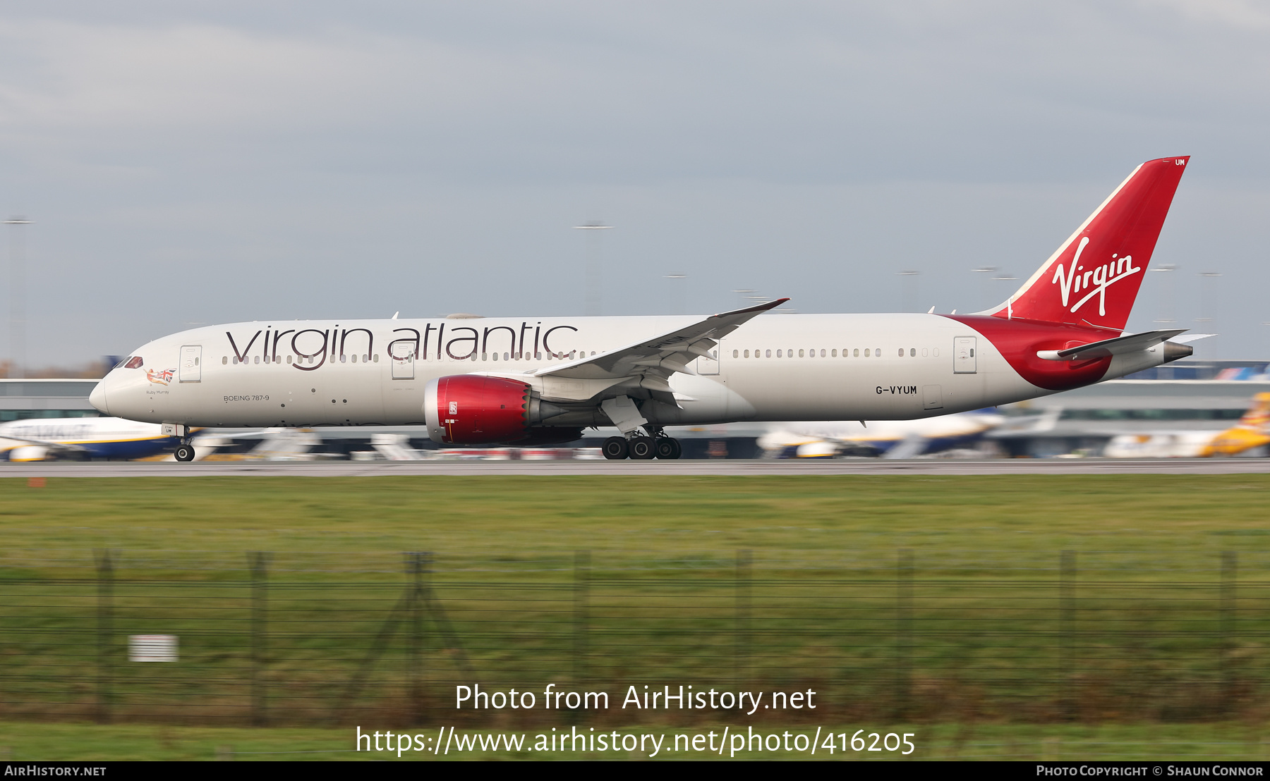 Aircraft Photo of G-VYUM | Boeing 787-9 Dreamliner | Virgin Atlantic Airways | AirHistory.net #416205