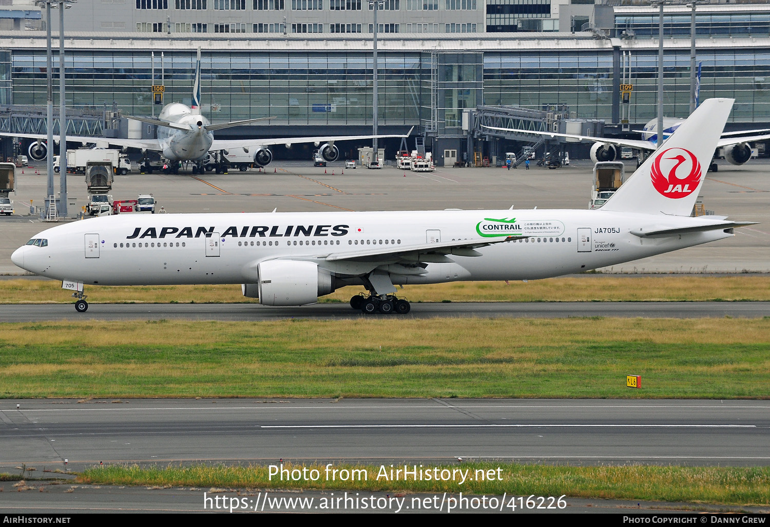Aircraft Photo of JA705J | Boeing 777-246/ER | Japan Airlines - JAL | AirHistory.net #416226