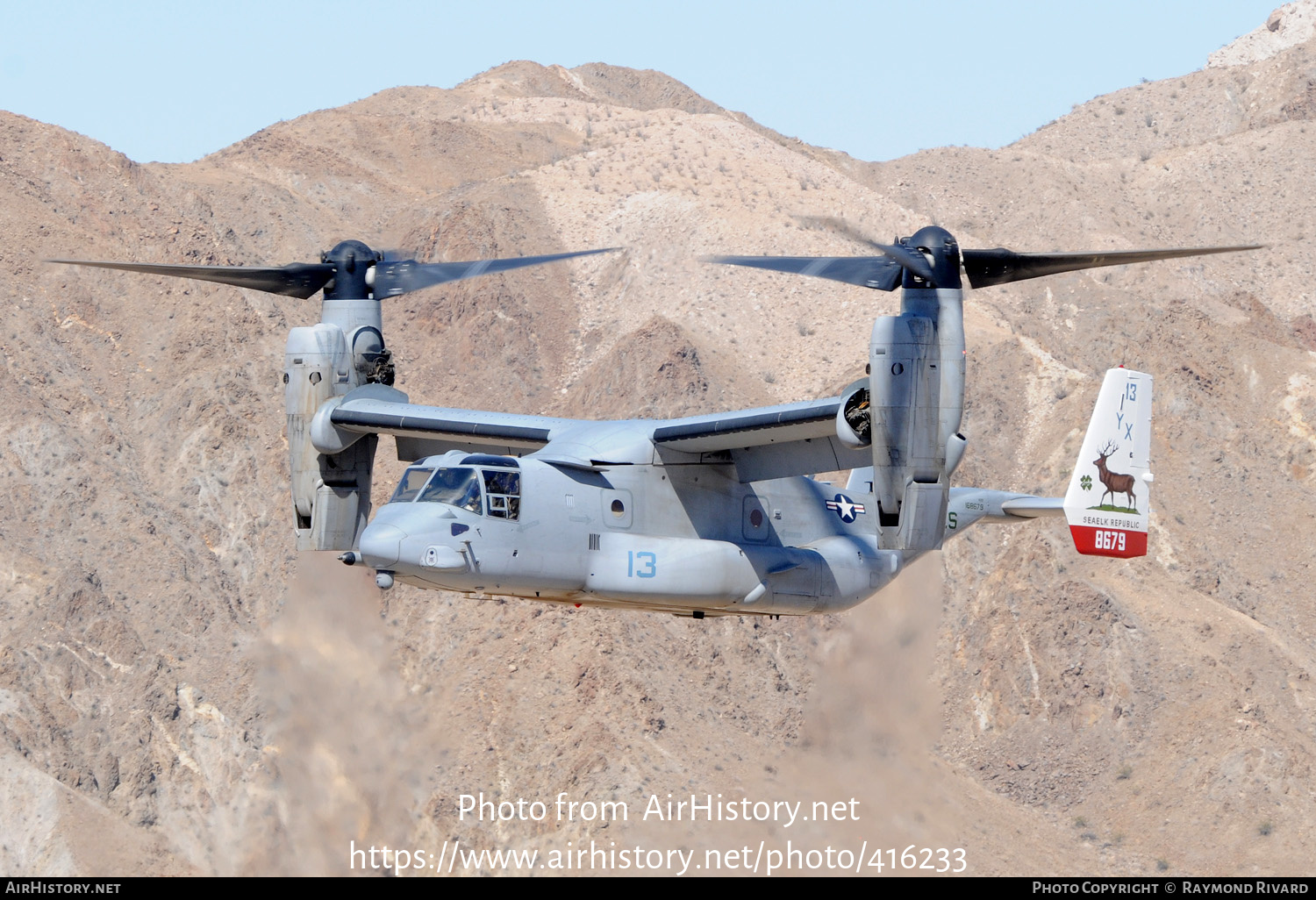 Aircraft Photo of 168679 / 8679 | Bell-Boeing MV-22B Osprey | USA - Marines | AirHistory.net #416233