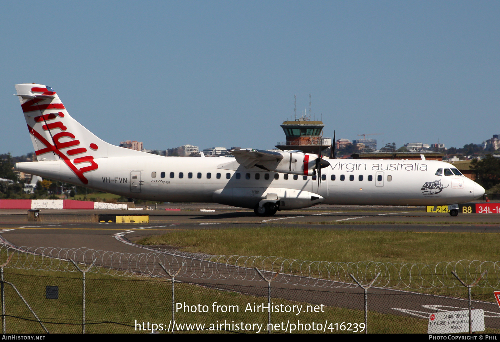 Aircraft Photo of VH-FVN | ATR ATR-72-600 (ATR-72-212A) | Virgin Australia Airlines | AirHistory.net #416239