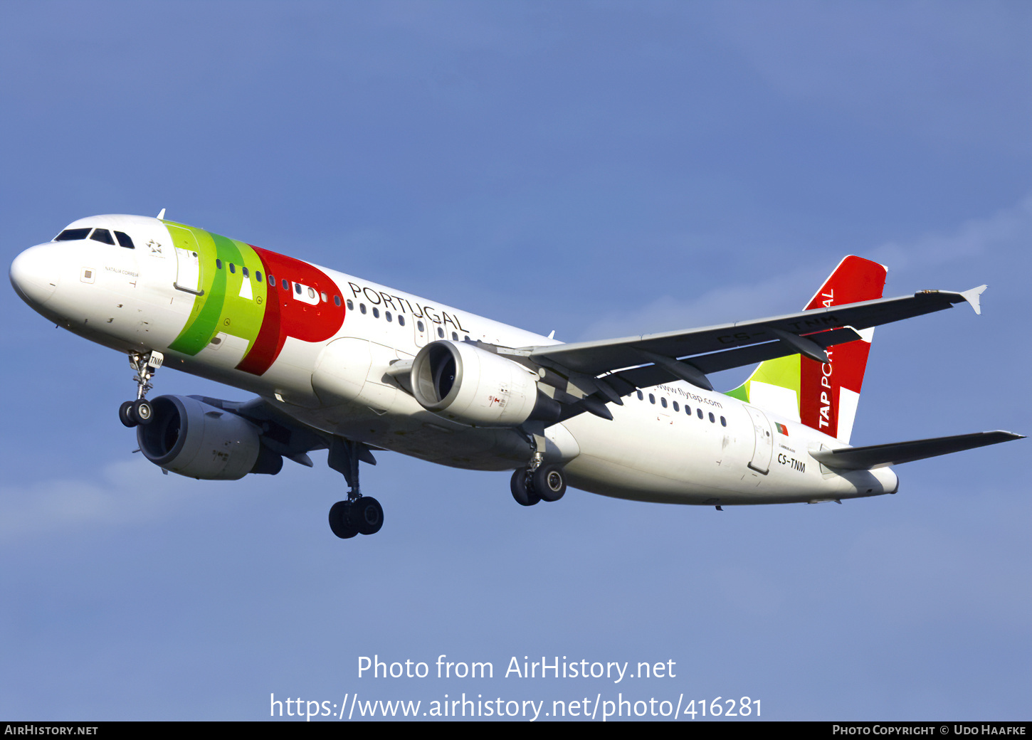 Aircraft Photo of CS-TNM | Airbus A320-214 | TAP Portugal | AirHistory.net #416281