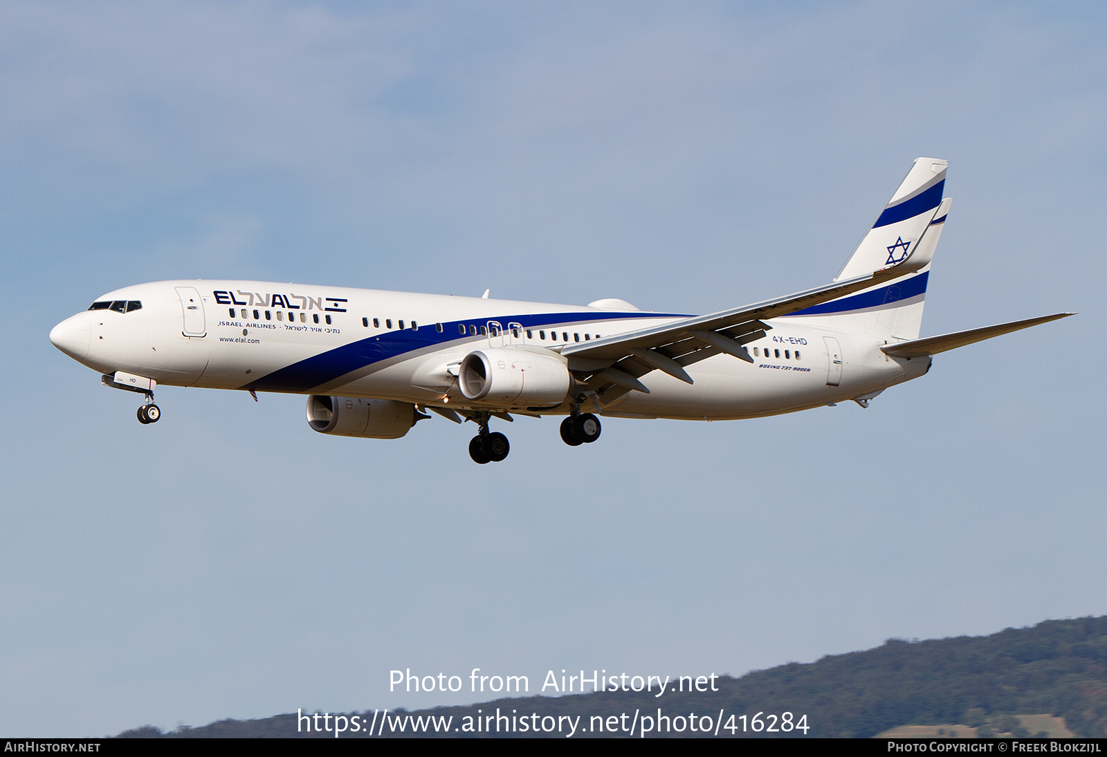 Aircraft Photo of 4X-EHD | Boeing 737-958/ER | El Al Israel Airlines | AirHistory.net #416284