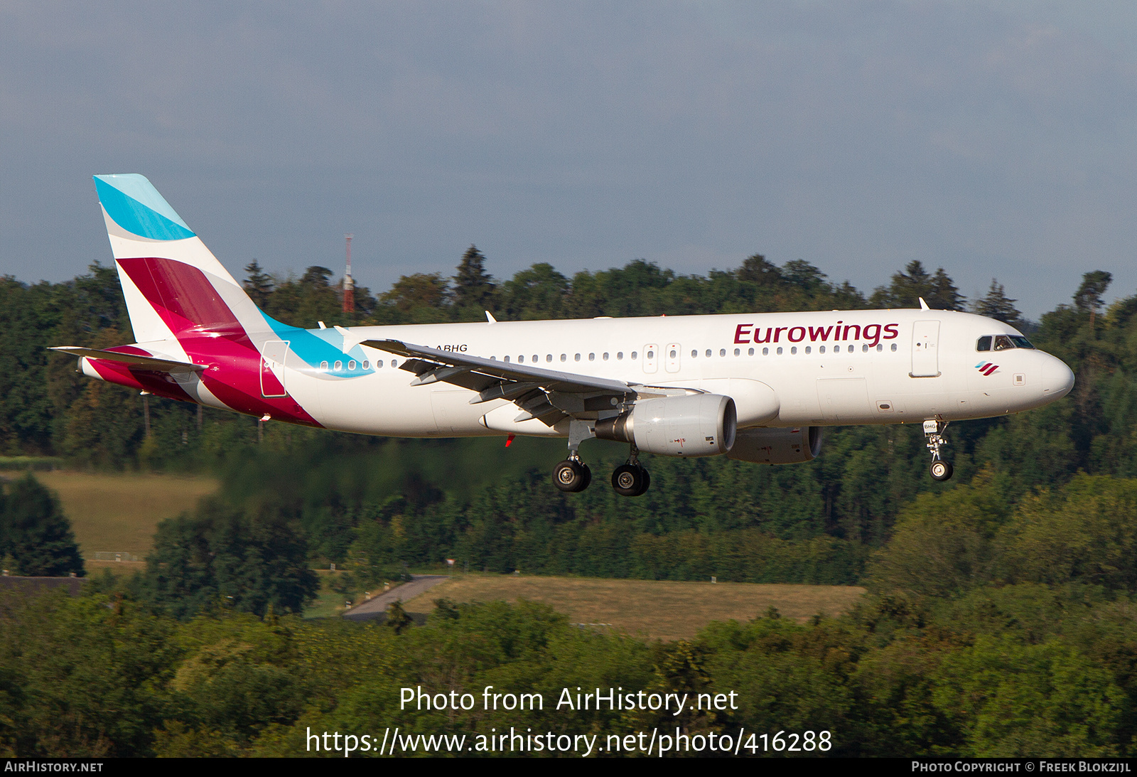 Aircraft Photo of D-ABHG | Airbus A320-214 | Eurowings | AirHistory.net #416288