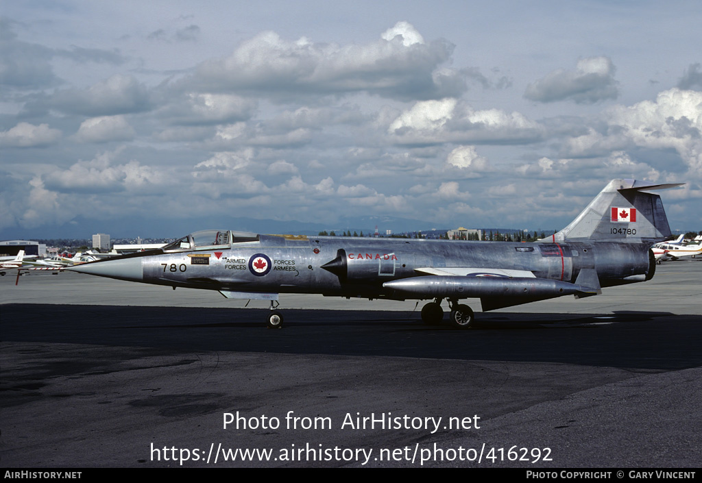 Aircraft Photo of 104780 | Lockheed CF-104 Starfighter | Canada - Air Force | AirHistory.net #416292