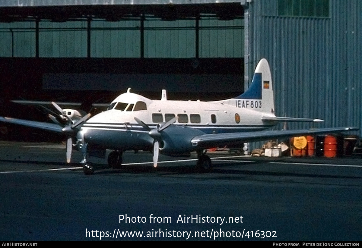 Aircraft Photo of 803 | De Havilland D.H. 104 Dove 8 | Ethiopia - Air Force | AirHistory.net #416302