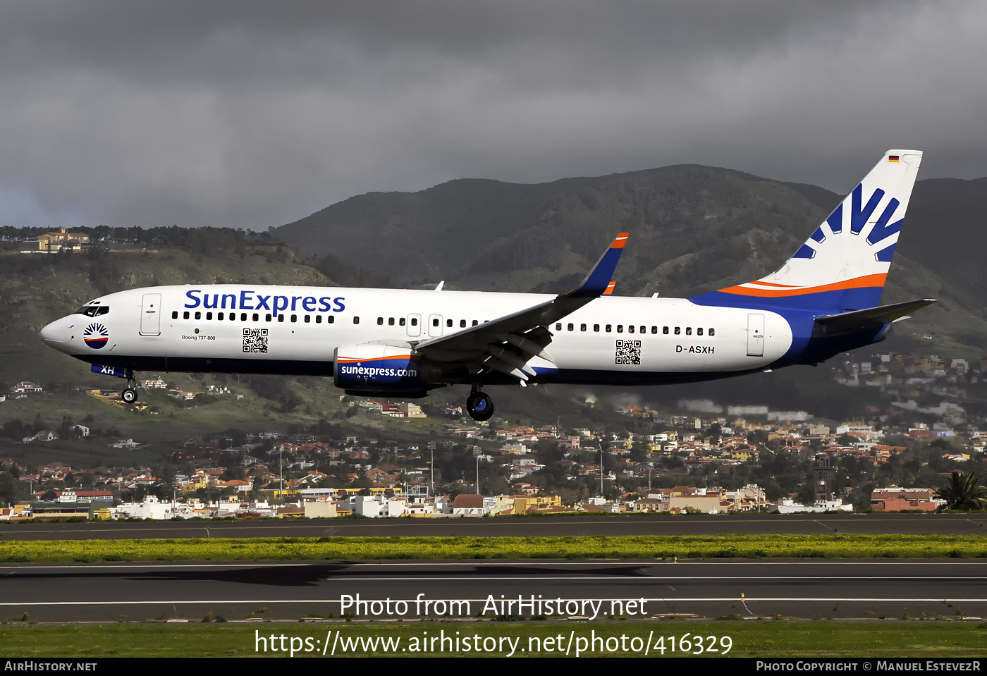 Aircraft Photo of D-ASXH | Boeing 737-8CX | SunExpress | AirHistory.net #416329