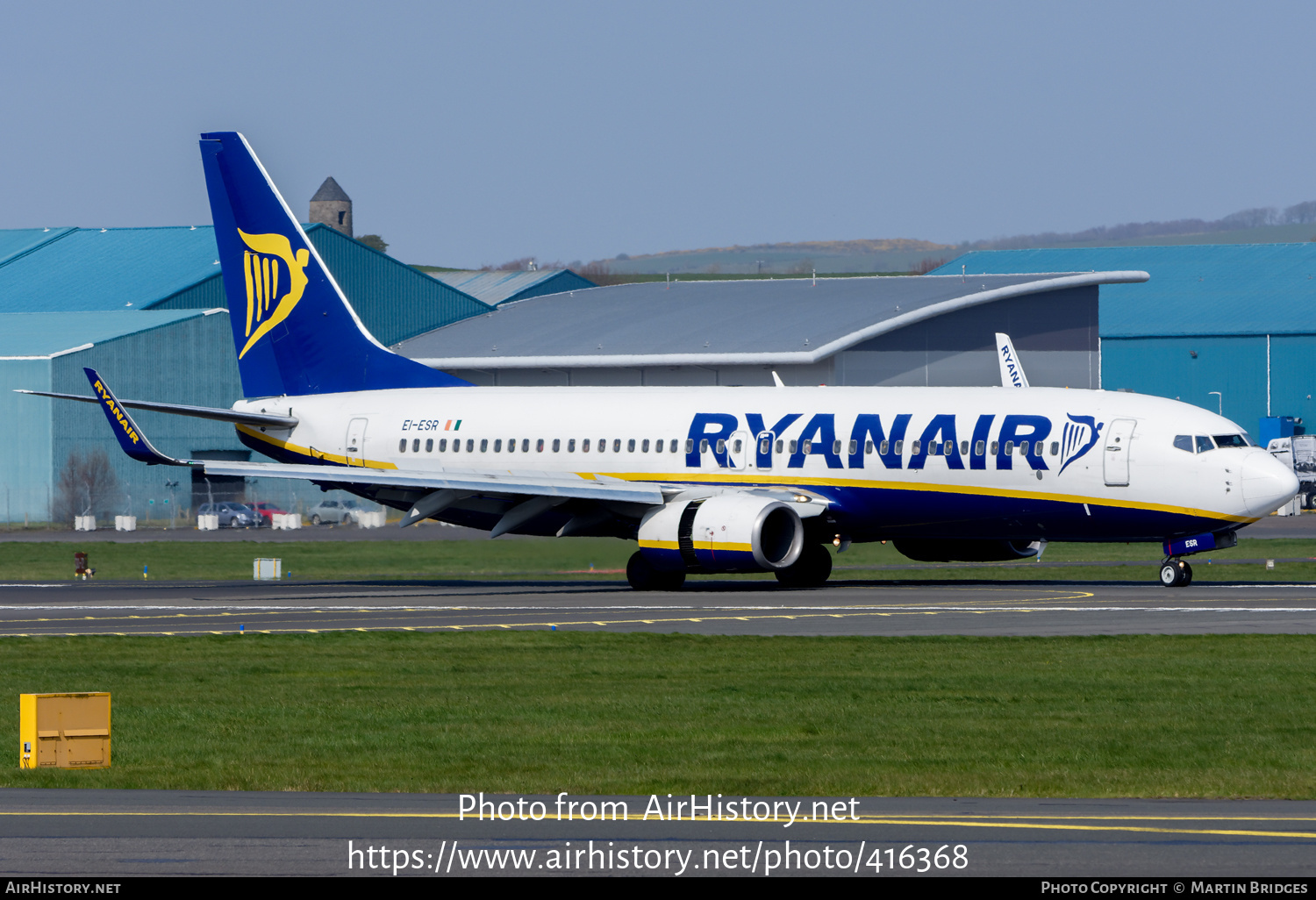 Aircraft Photo of EI-ESR | Boeing 737-8AS | Ryanair | AirHistory.net #416368