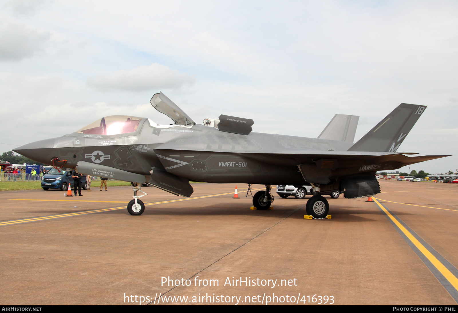 Aircraft Photo of 168726 | Lockheed Martin F-35B Lightning II | USA - Marines | AirHistory.net #416393