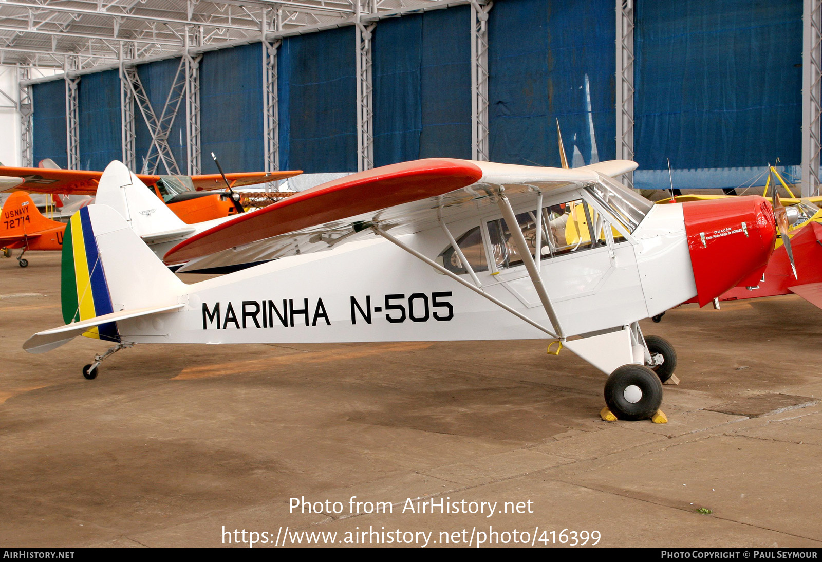 Aircraft Photo of N-505 | Paulista CAP-4 Paulistinha | Brazil - Navy | AirHistory.net #416399