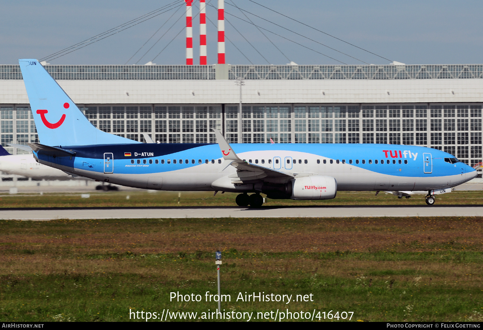 Aircraft Photo of D-ATUN | Boeing 737-8K5 | TUIfly | AirHistory.net #416407