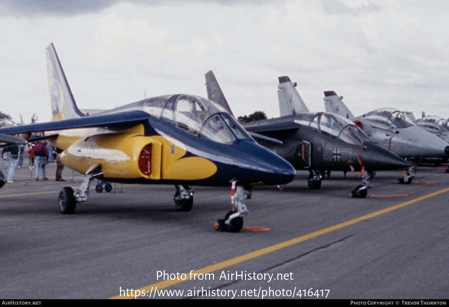 Aircraft Photo of AT12 | Dassault-Dornier Alpha Jet 1B | Belgium - Air Force | AirHistory.net #416417