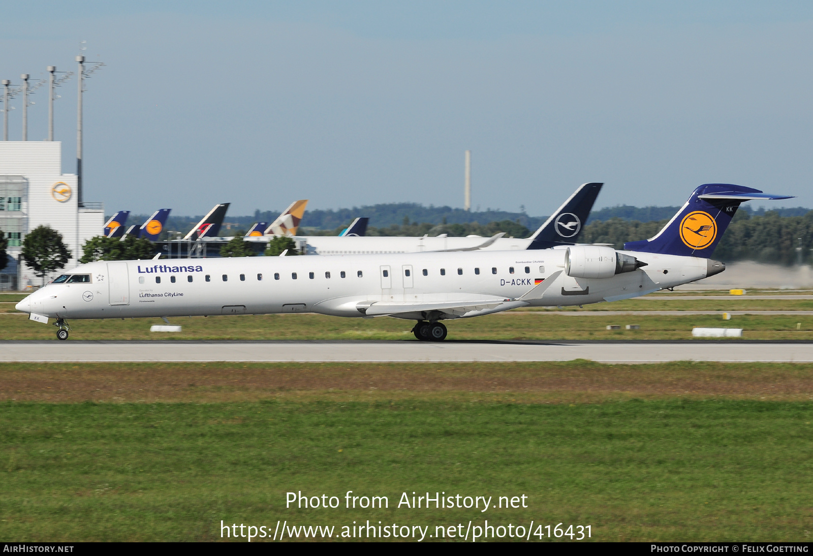 Aircraft Photo of D-ACKK | Bombardier CRJ-900LR (CL-600-2D24) | Lufthansa | AirHistory.net #416431